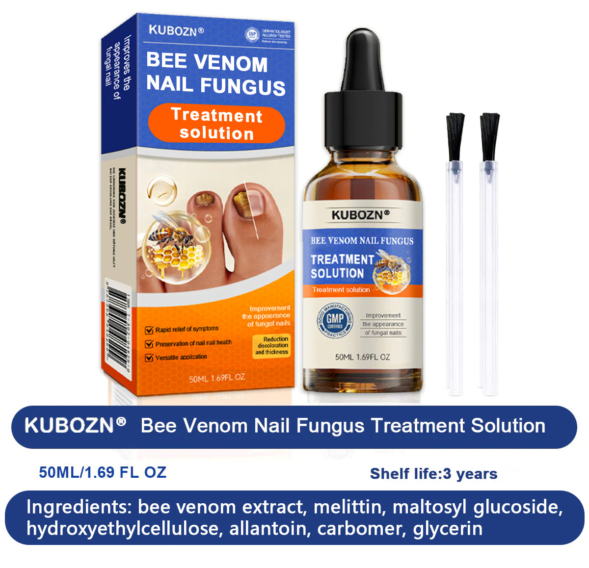 KUBOZN® Bee Venom Nail Fungus Treatment Solution👣👣