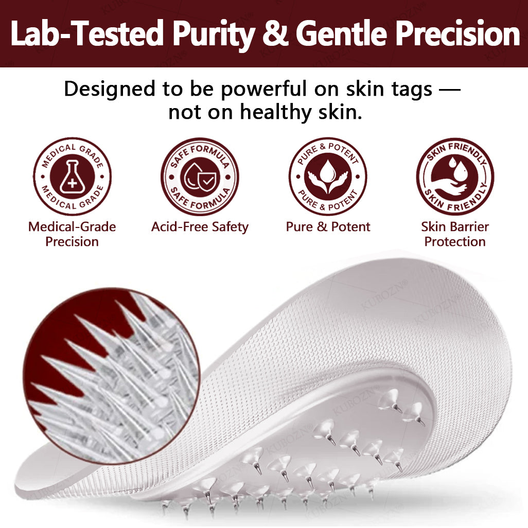 KUBOZN® OryzaDarts TAG’GONE Patch✨Pain-Free Root-Level Removal Powered by Black Rice MicroDarts. 🅱︎