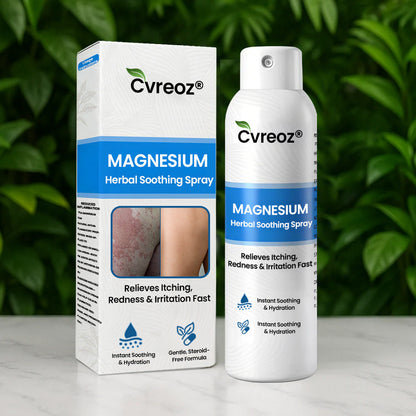 ✅  Official Store:Cvreoz® Magnesium Herbal Spray – Fast Relief for Psoriasis & Eczema | No-Rub, Steroid-Free (OFFER)