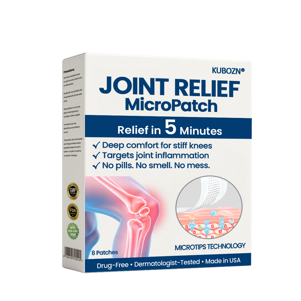 KUBOZN® Joint Relief MicroPatch – Fast Soothing for Knee Pain 🅱︎