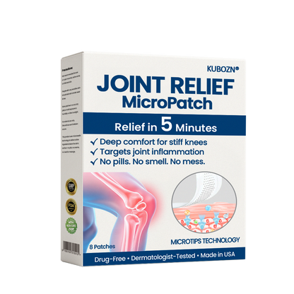KUBOZN® Joint Relief MicroPatch – Fast Soothing for Knee Pain 🅱︎