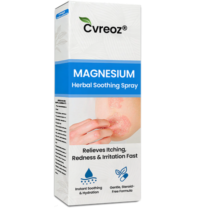 ✅  Official Store:Cvreoz® Magnesium Herbal Spray – Fast Relief for Psoriasis & Eczema | No-Rub, Steroid-Free (OFFER)