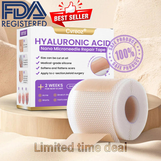 🪡 Cvreoz® Nano Microneedle Repair Tape — When Scar Creams Don’t Work 🅱︎