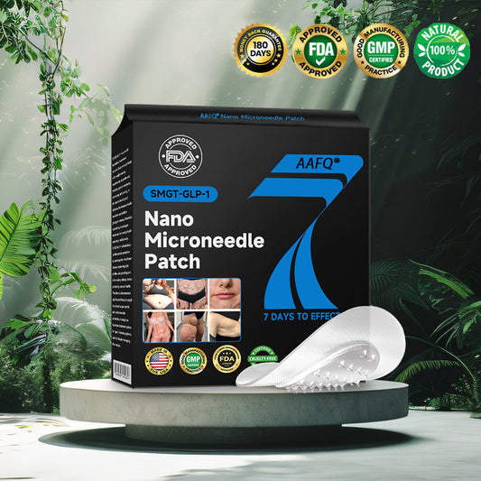 AAFQ®👑Nano Microneedle Patch with SMGT-GLP-1 & Matrixyl 3000 – Slimming, Skin Tightening, Blood Sugar Support, No Injection, 7-Day Result