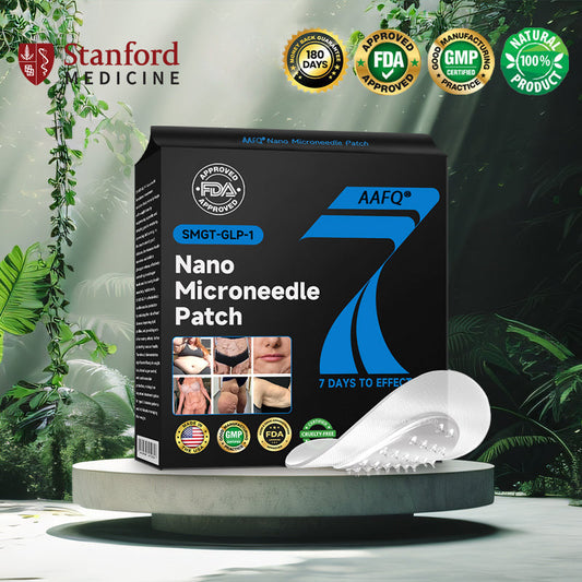 AAFQ®👑Nano Microneedle Patch with SMGT-GLP-1 & Matrixyl 3000 – Slimming, Skin Tightening, Blood Sugar Support, No Injection, 7-Day Result