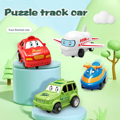 KUBOZN® Brain-Teasing Puzzle Track Car Set – Ignite Creativity & Problem-Solving Fun (offer)