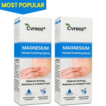 ✅  Official Store:Cvreoz® Magnesium Herbal Spray – Fast Relief for Psoriasis & Eczema | No-Rub, Steroid-Free (OFFER)