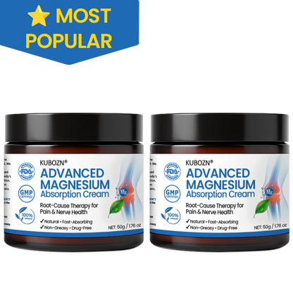 ✅KUBOZN® Advanced Magnesium Absorption Cream for Arthritis, Neuropathy & Joint Pain