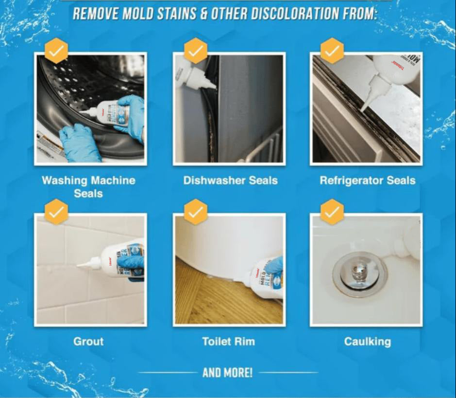 Trilumia® Mold Removal Gel💦Heavy Duty Formula, Multi-Surface Cleaner & Works on Shower & Tile (offer)
