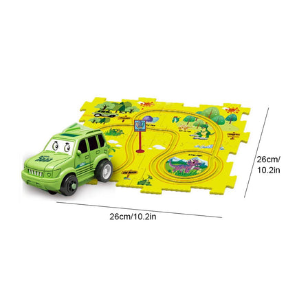 KUBOZN® Brain-Teasing Puzzle Track Car Set – Ignite Creativity & Problem-Solving Fun (offer)