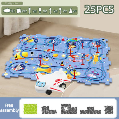 KUBOZN® Brain-Teasing Puzzle Track Car Set – Ignite Creativity & Problem-Solving Fun (offer)