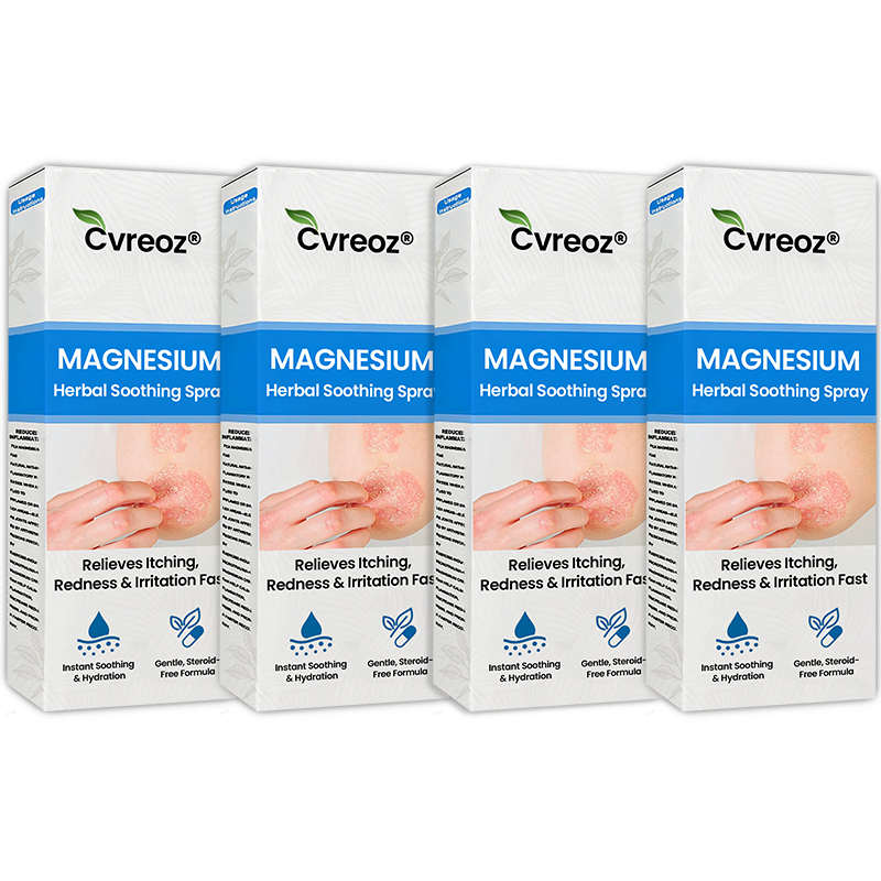 ✅  Official Store:Cvreoz® Magnesium Herbal Spray – Fast Relief for Psoriasis & Eczema | No-Rub, Steroid-Free (OFFER)