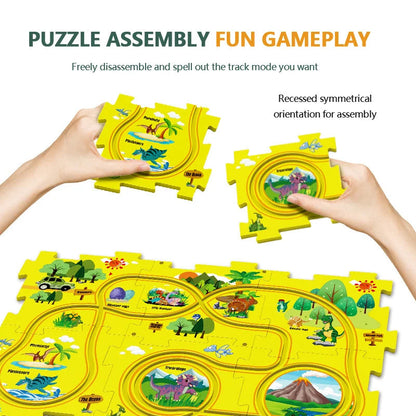 KUBOZN® Brain-Teasing Puzzle Track Car Set – Ignite Creativity & Problem-Solving Fun (offer)
