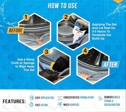 Trilumia® Mold Removal Gel💦Heavy Duty Formula, Multi-Surface Cleaner & Works on Shower & Tile (offer)