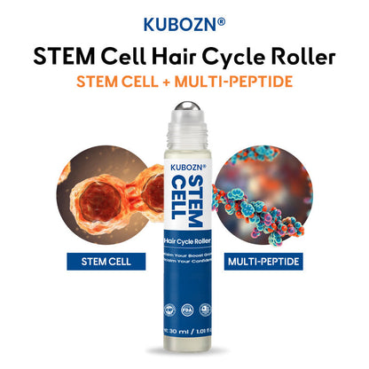 KUBOZN® STEM Cell Hair Cycle Roller: A Breakthrough Micro-Roller That Activates Follicles for Visible Regrowth.