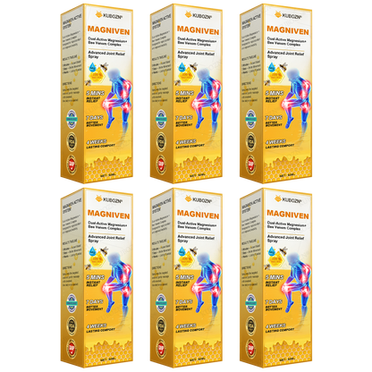 🇺🇸🏅  KUBOZN® MagniVen Magnesium & Bee Venom Joint Spray – 5 Min Relief · 7 Day Mobility · 4 Week Comfort