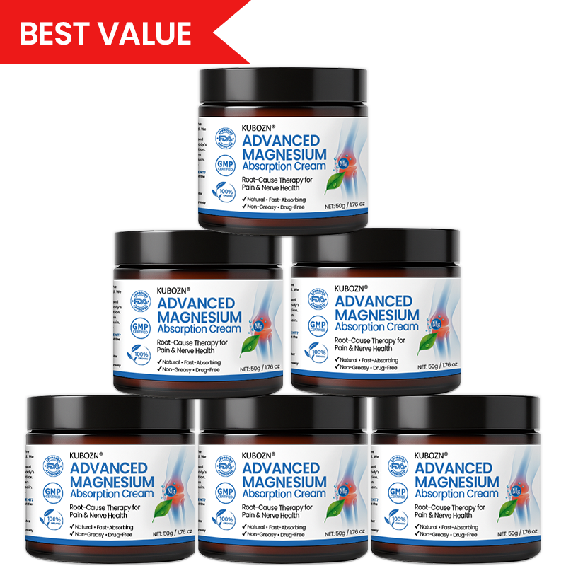 ✅KUBOZN® Advanced Magnesium Absorption Cream for Arthritis, Neuropathy & Joint Pain