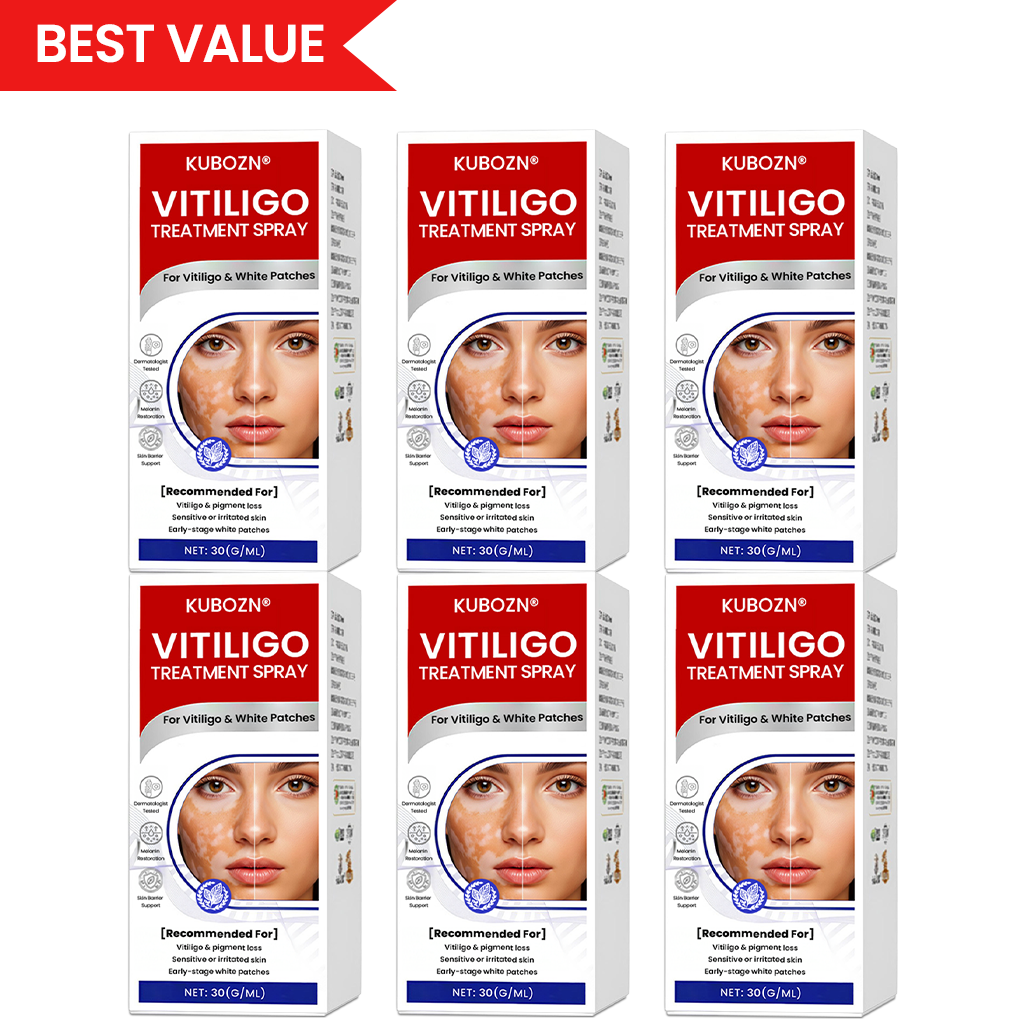 KUBOZN® Vitiligo Repigmentation Spray — Visible Results in 7 Days, Steroid-Free