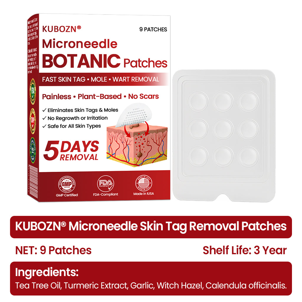 🔥KUBOZN® Microneedle Skin Tag Removal Patches – Visible Results in 5 Days 🅱︎