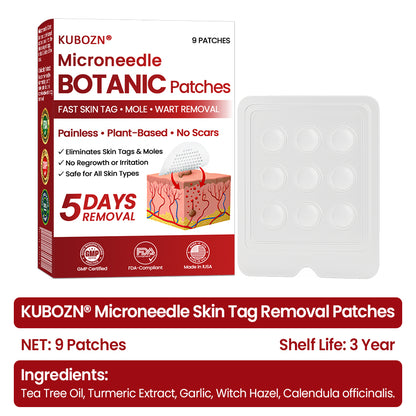 🔥KUBOZN® Microneedle Skin Tag Removal Patches – Visible Results in 5 Days 🅱︎