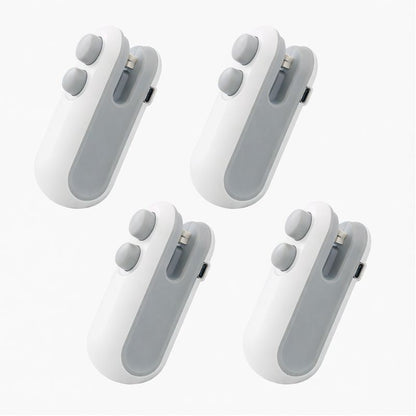 KUBOZN®  2-in-1 Mini Bag Sealer & Cutter | USB Rechargeable Heat Sealer (offer)