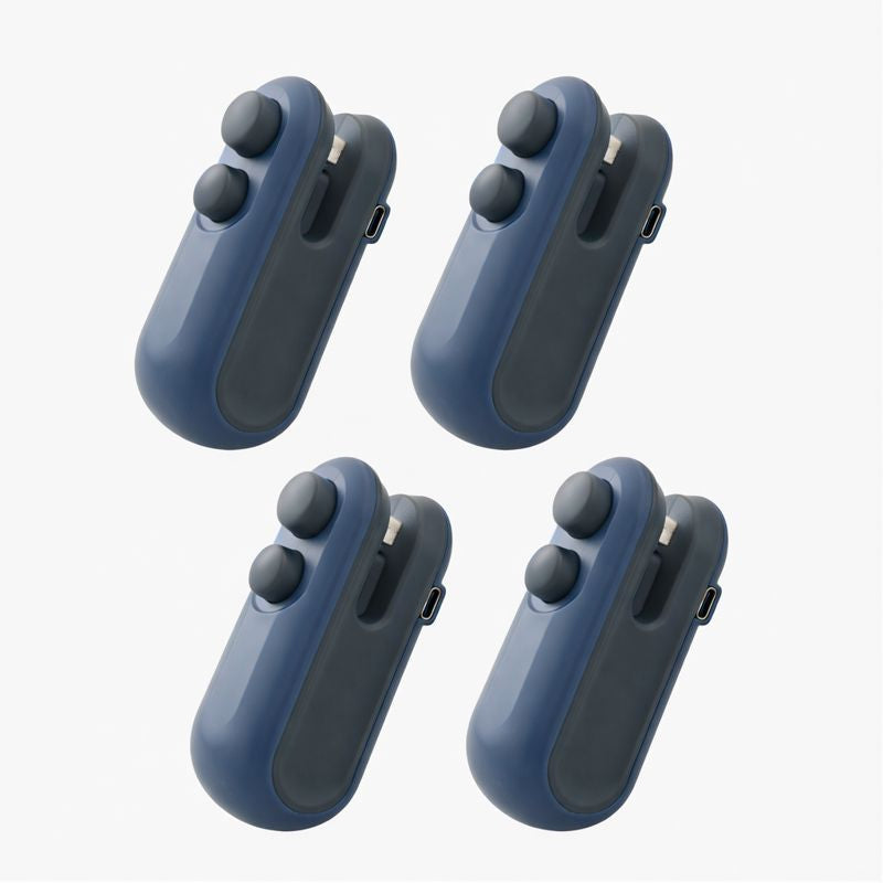 KUBOZN®  2-in-1 Mini Bag Sealer & Cutter | USB Rechargeable Heat Sealer (offer)