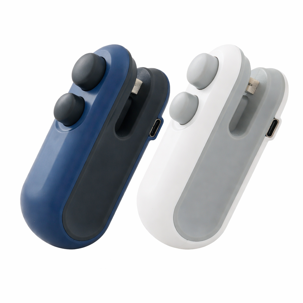 KUBOZN®  2-in-1 Mini Bag Sealer & Cutter | USB Rechargeable Heat Sealer (offer)