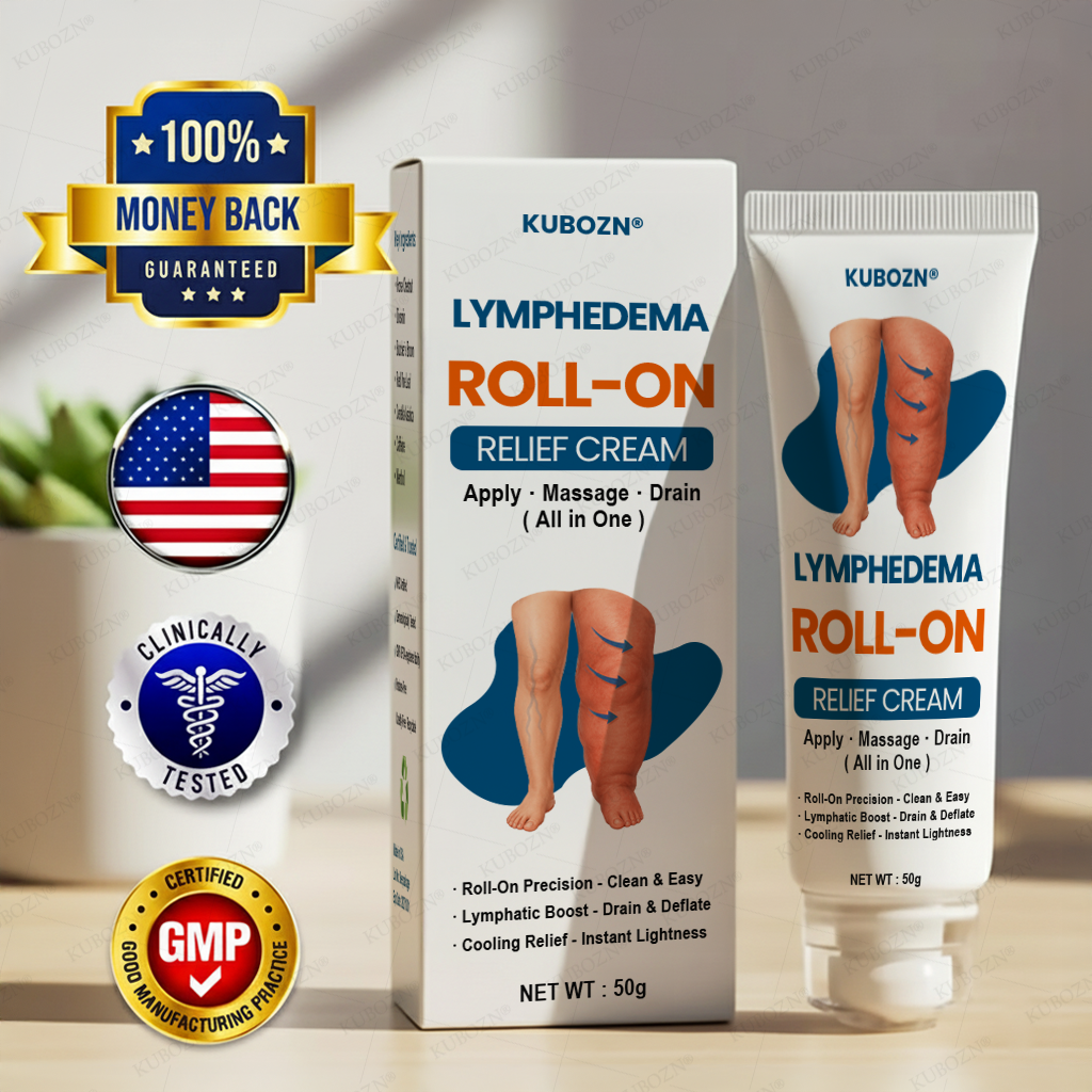 KUBOZN® Roll-On Pump Cream for Lymphatic Drainage & Swelling Relief