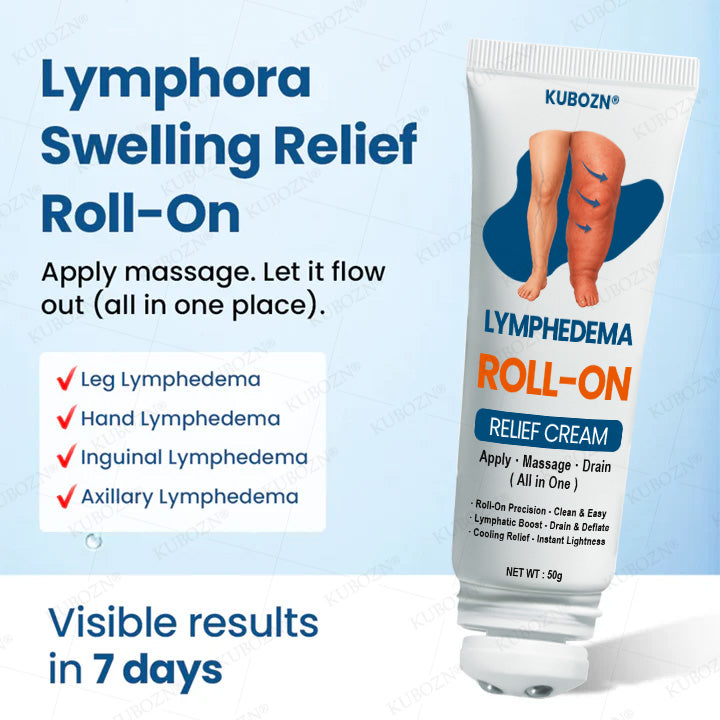 KUBOZN® Roll-On Pump Cream for Lymphatic Drainage & Swelling Relief