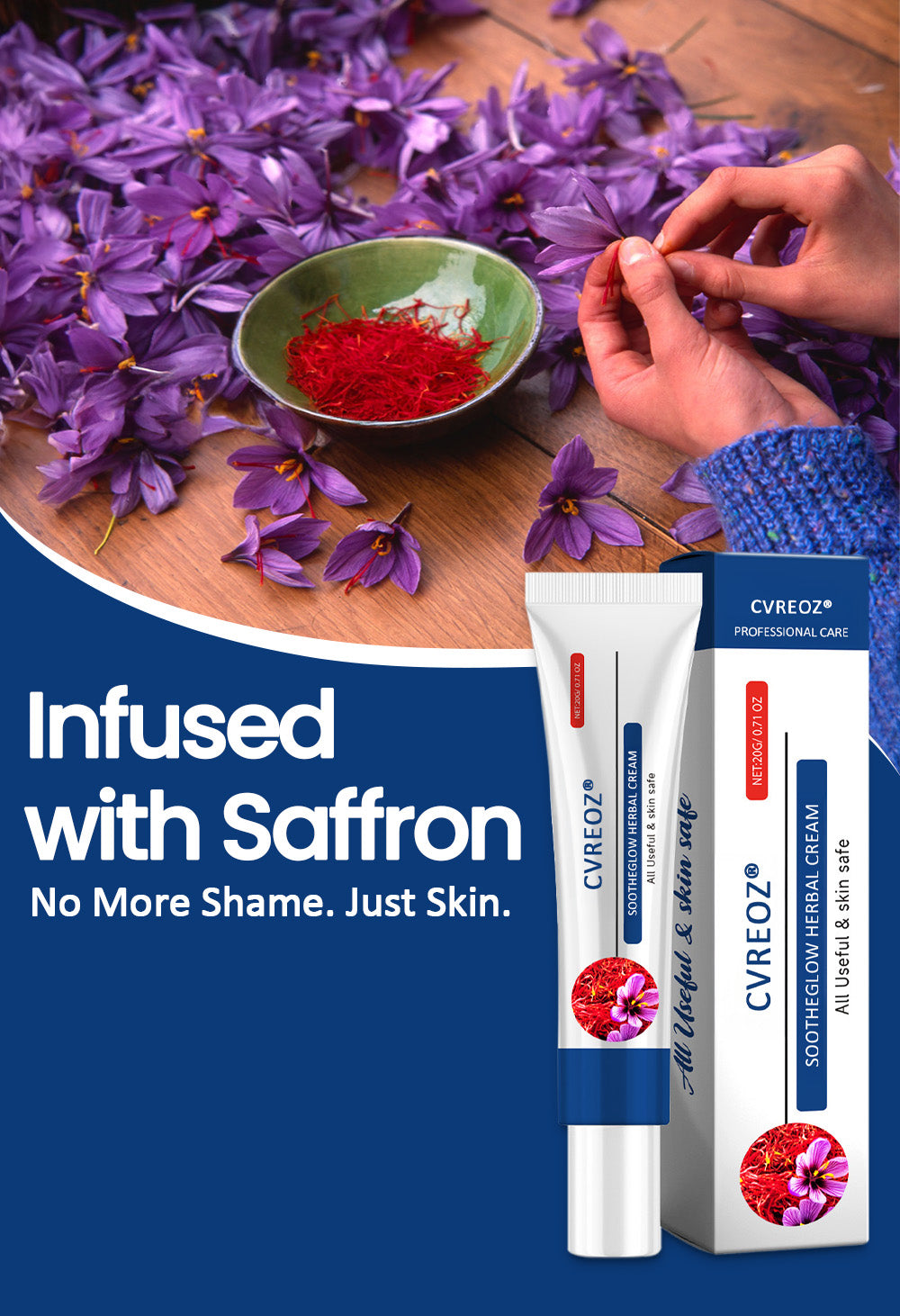 CVREOZ® SootheGlow Herbal Cream 17 lazy image mobile